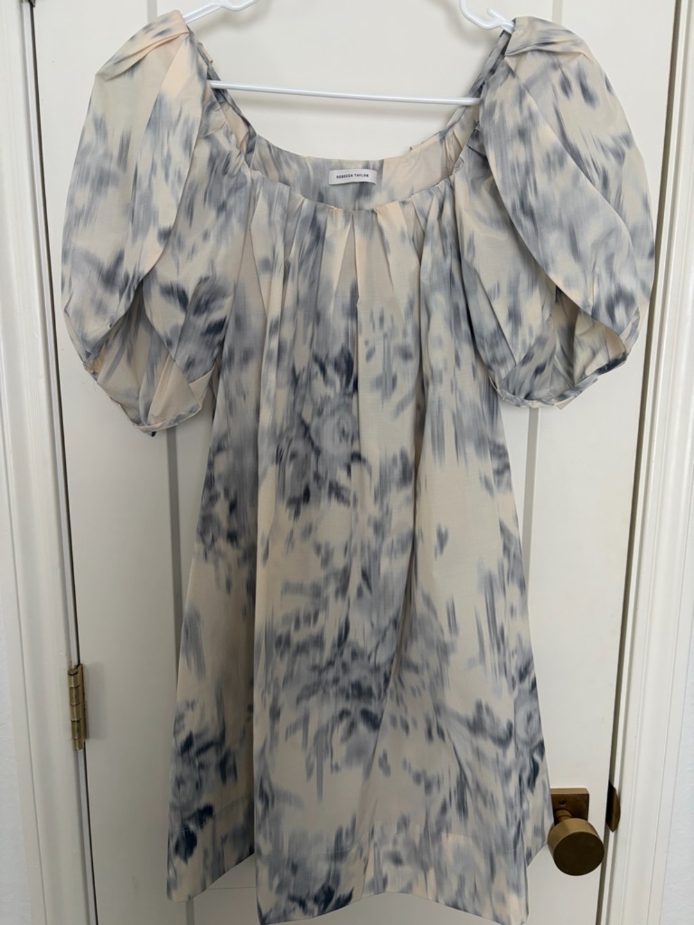 Rebecca Taylor Cocktail Blue & White Dress
